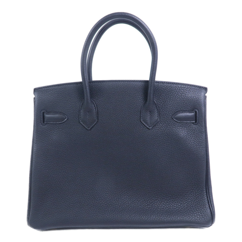HERMES Togo皮革Birkin 30手挽袋Noir-1