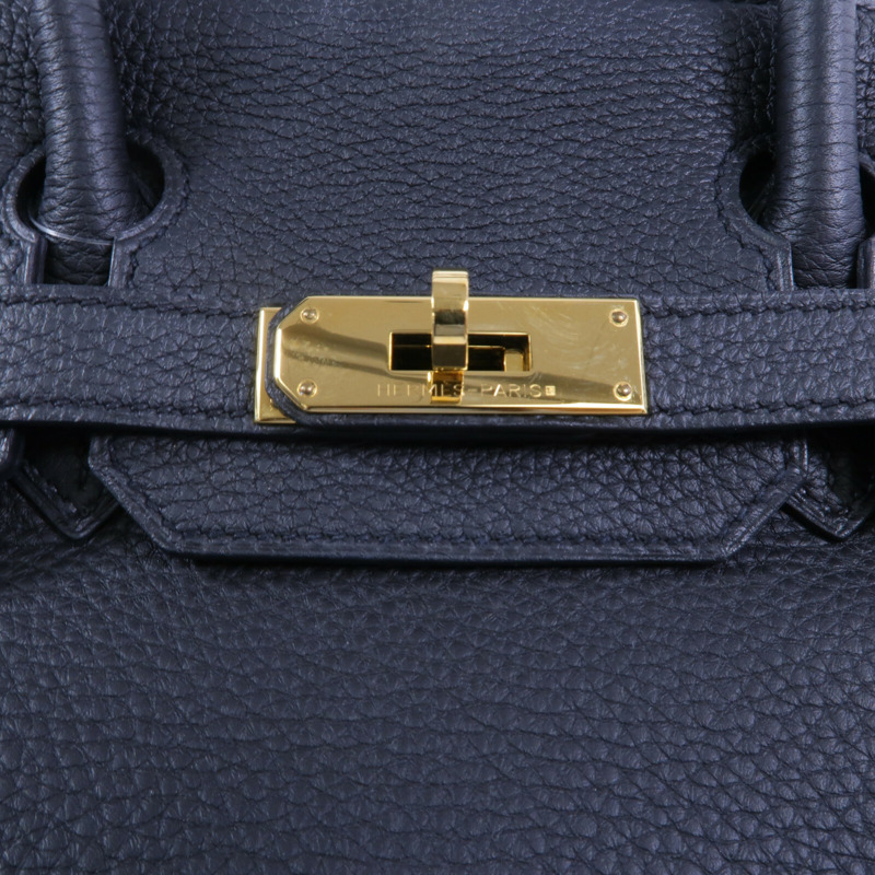 HERMES Togo皮革Birkin 30手挽袋Noir-6