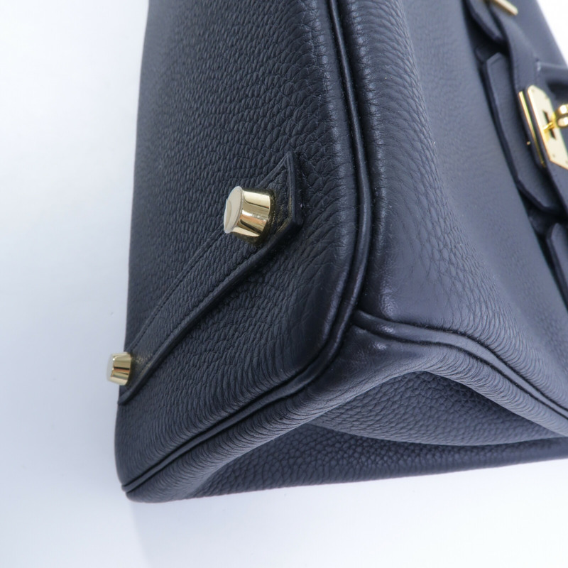 HERMES Togo皮革Birkin 30手挽袋Noir-13