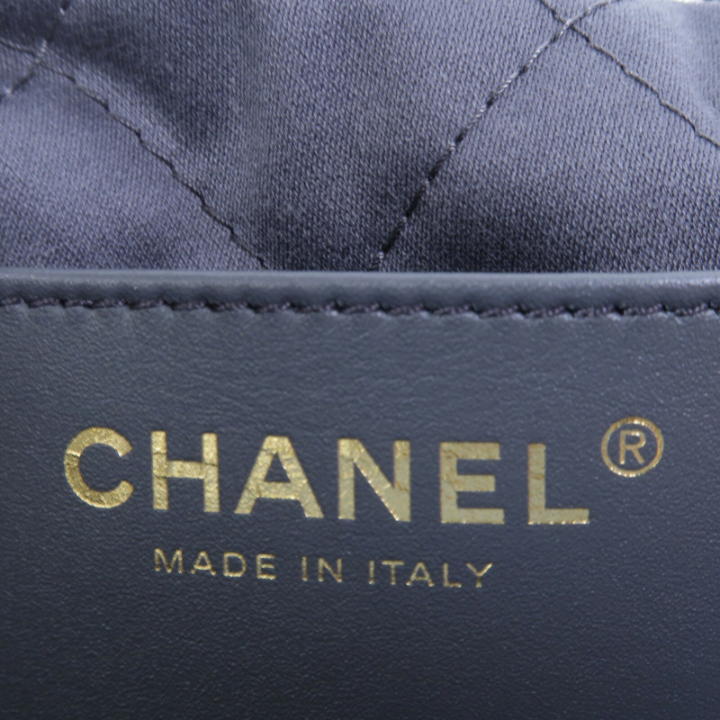 CHANEL 牛皮皮革Chanel 22 Mini鏈帶手挽肩背兩用袋-6