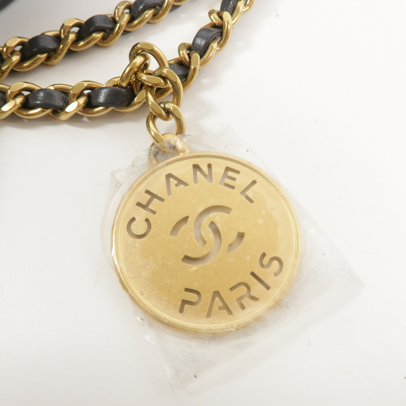 CHANEL 牛皮皮革Chanel 22 Mini鏈帶手挽肩背兩用袋-8