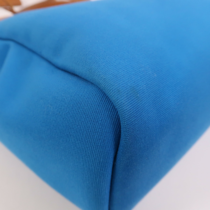 HERMES 帆布Herbag PM手挽肩背兩用袋Bleu Izmir/Ruby-13