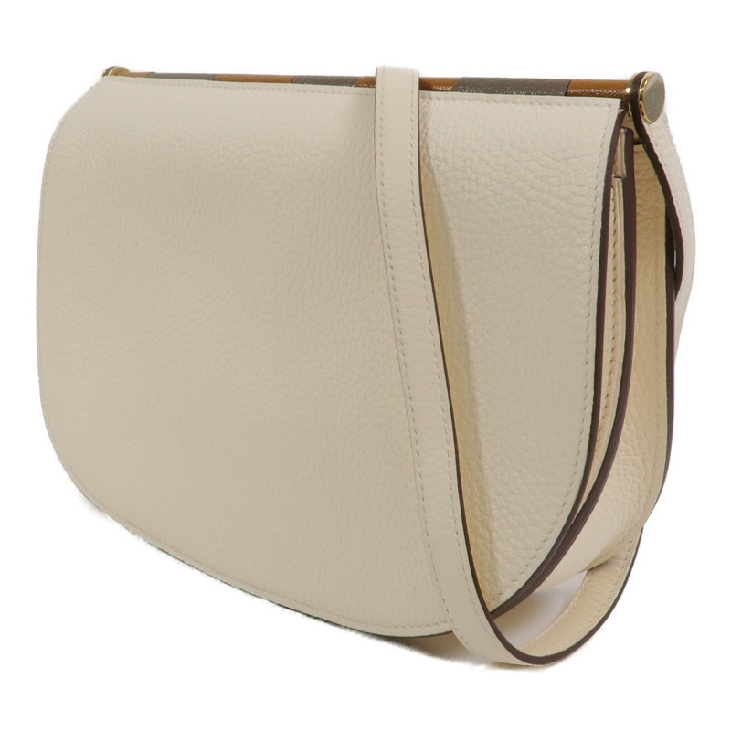 HERMES Clemence皮革Sac Saut 25肩背袋Nata-2