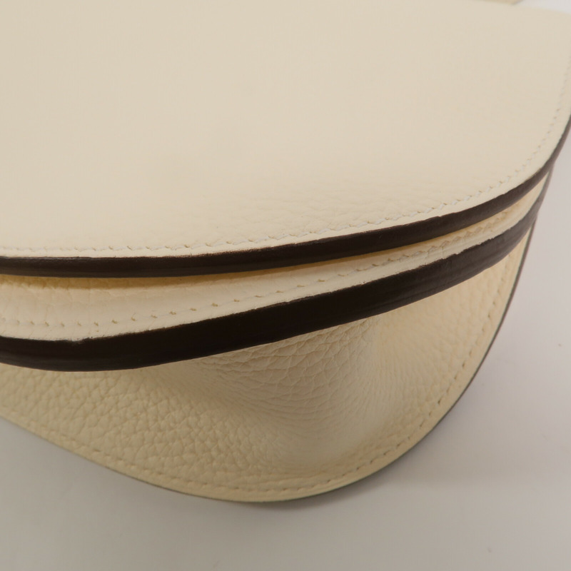 HERMES Clemence皮革Sac Saut 25肩背袋Nata-11