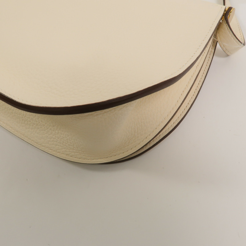 HERMES Clemence皮革Sac Saut 25肩背袋Nata-13