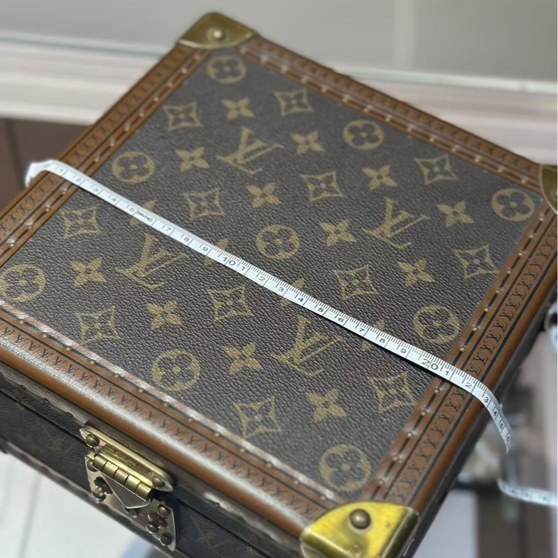 二手 LV 路易威登 Coffert Joaillerie 經典老花珠寶箱/首飾盒/硬箱  配件：塵袋 鑰匙 尺寸：24-12.5-24cm-1