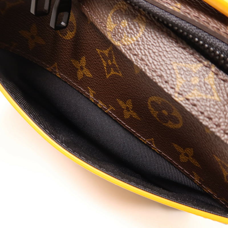 LOUIS VUITTON Monogram Macassar Handle Soft Trunk手挽肩背兩用袋-5