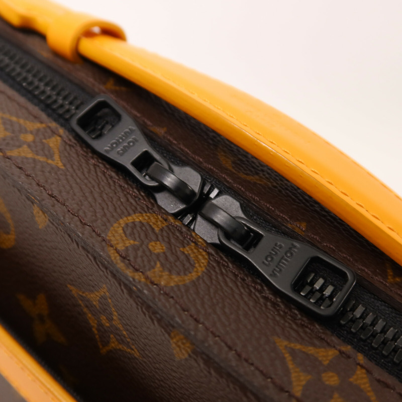 LOUIS VUITTON Monogram Macassar Handle Soft Trunk手挽肩背兩用袋-8