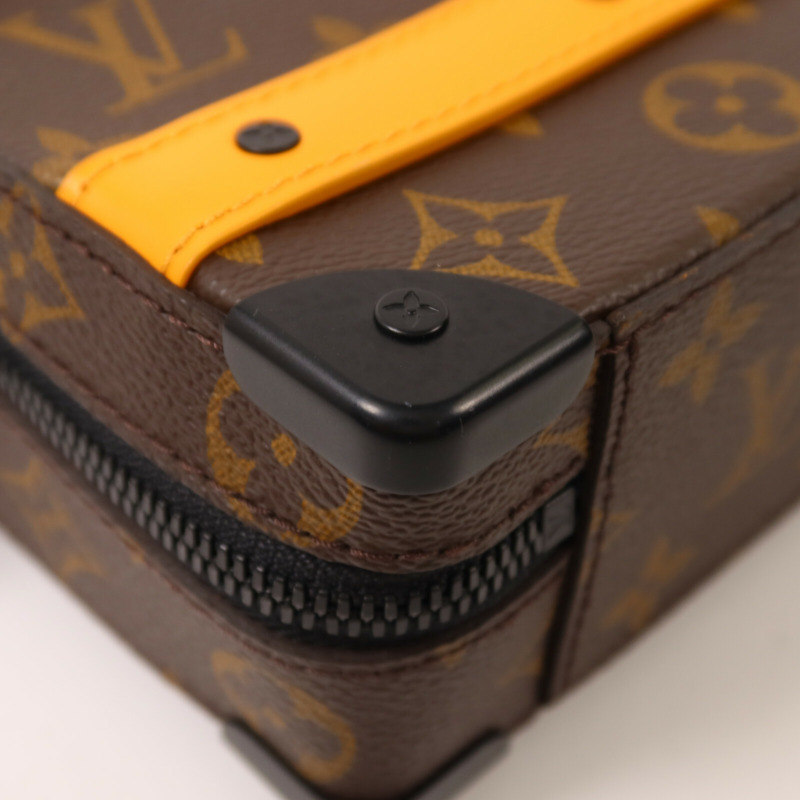 LOUIS VUITTON Monogram Macassar Handle Soft Trunk手挽肩背兩用袋-9
