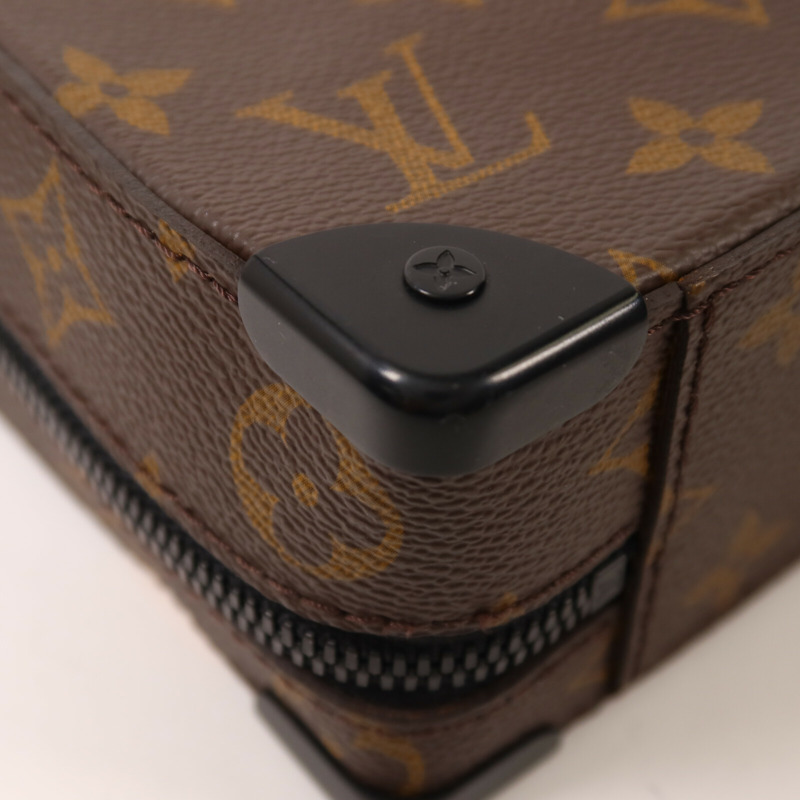 LOUIS VUITTON Monogram Macassar Handle Soft Trunk手挽肩背兩用袋-11