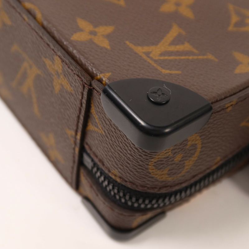 LOUIS VUITTON Monogram Macassar Handle Soft Trunk手挽肩背兩用袋-12