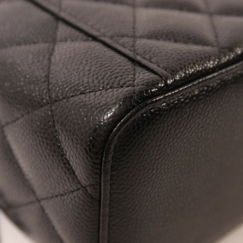 CHANEL 牛皮皮革Vanity Case Top Handle鏈帶手挽肩背兩用袋-14