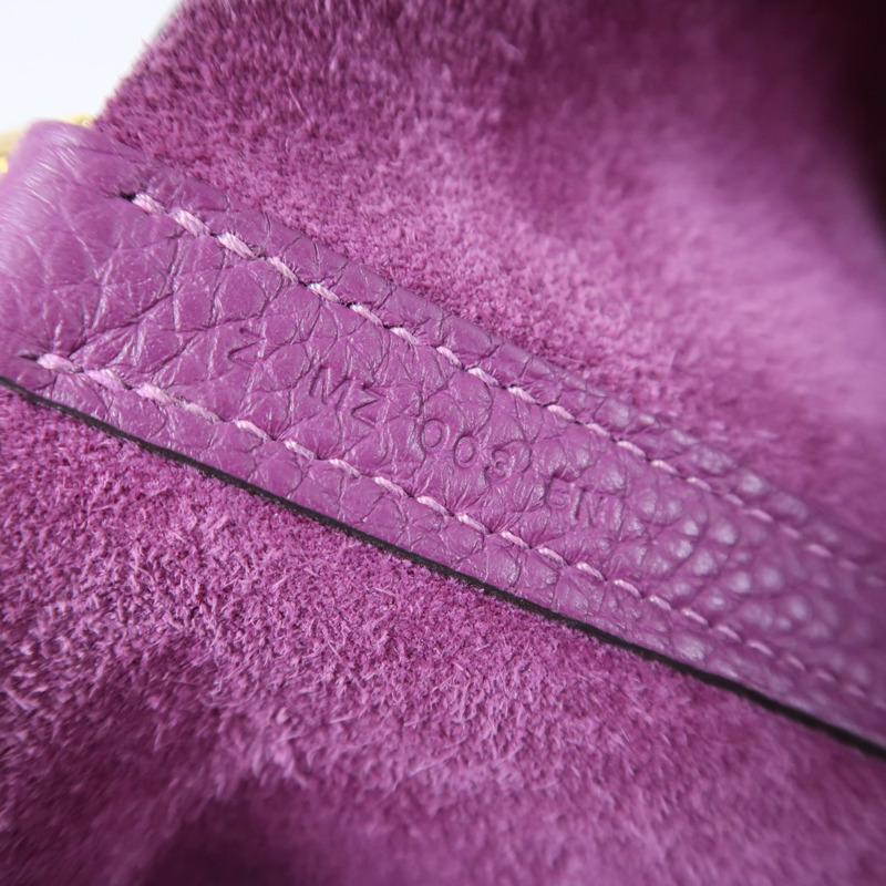 HERMES Clemence皮革Picotin MM扣手挽袋Anemone-7
