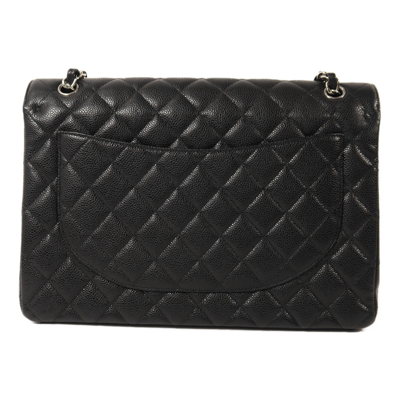 CHANEL 牛皮皮革Maxi Classic鏈帶肩背袋-1