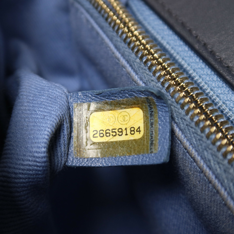 CHANEL 牛皮皮革Chain Shoulder鏈帶手挽肩背兩用袋-6