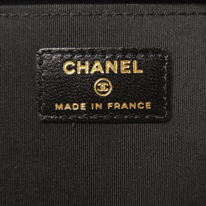 CHANEL 羊皮皮革Top Handle Vanity Case鏈帶手挽肩背兩用袋-5