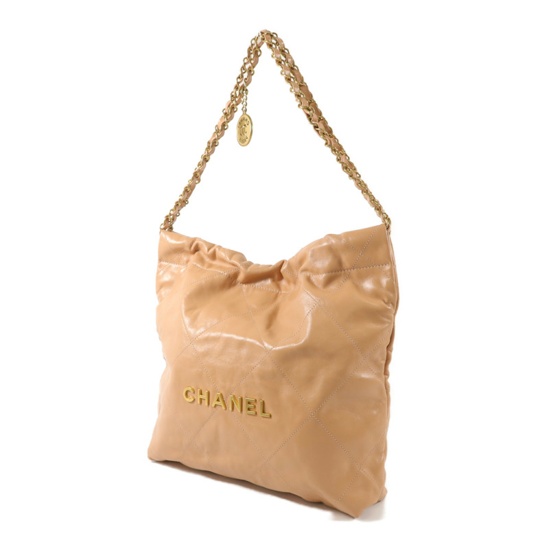 CHANEL 牛皮皮革Chanel 22 Small鏈帶肩背袋-2