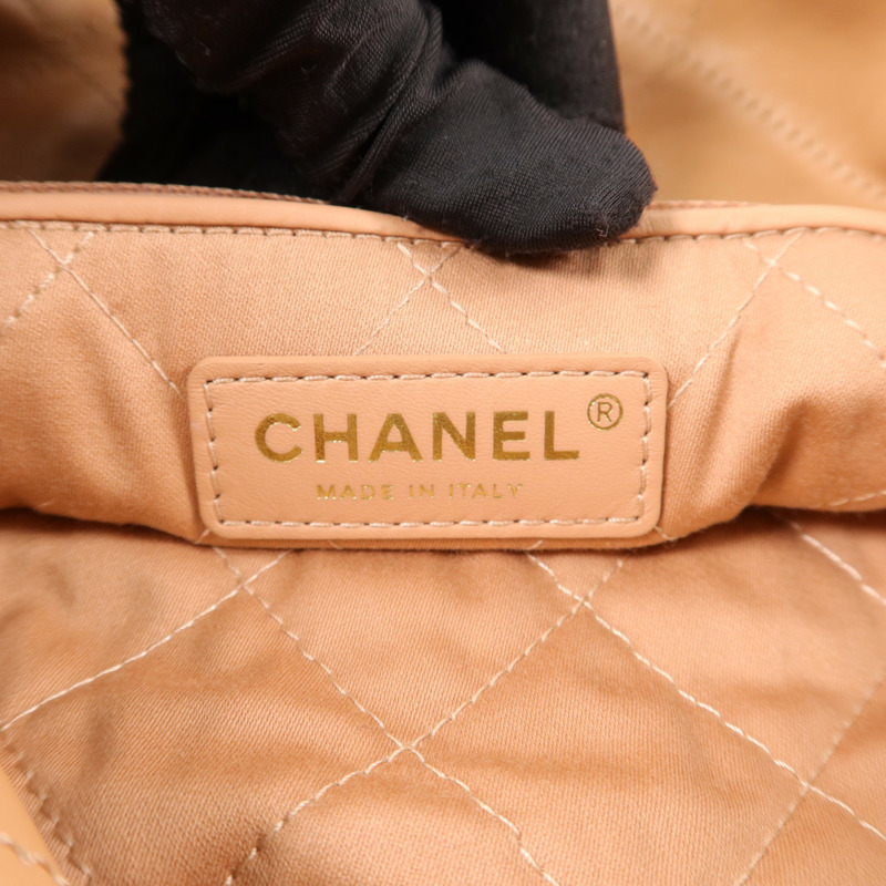 CHANEL 牛皮皮革Chanel 22 Small鏈帶肩背袋-5
