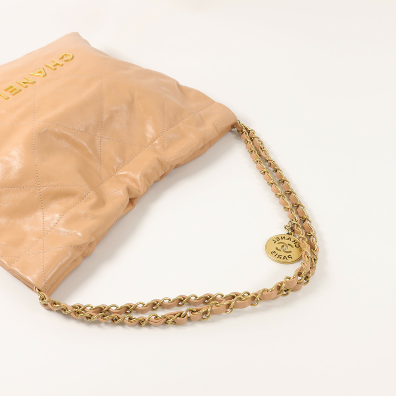 CHANEL 牛皮皮革Chanel 22 Small鏈帶肩背袋-7
