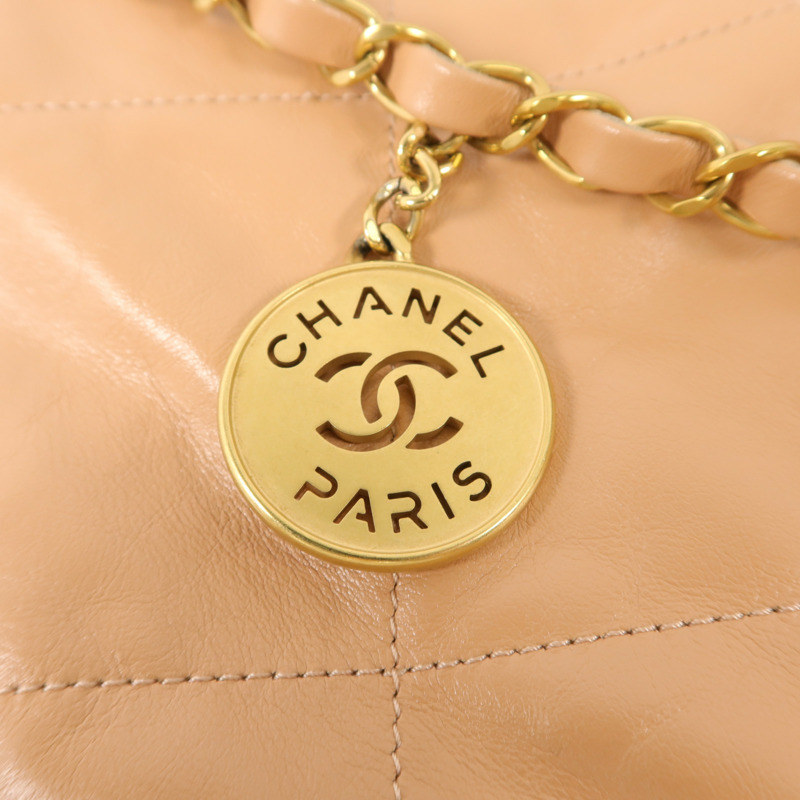 CHANEL 牛皮皮革Chanel 22 Small鏈帶肩背袋-10