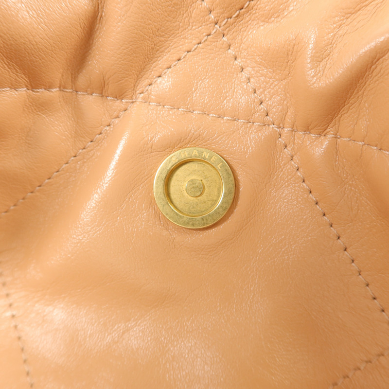 CHANEL 牛皮皮革Chanel 22 Small鏈帶肩背袋-11