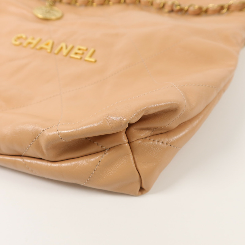 CHANEL 牛皮皮革Chanel 22 Small鏈帶肩背袋-12