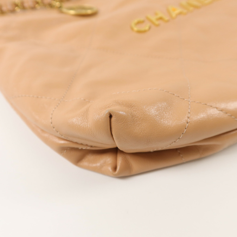 CHANEL 牛皮皮革Chanel 22 Small鏈帶肩背袋-13