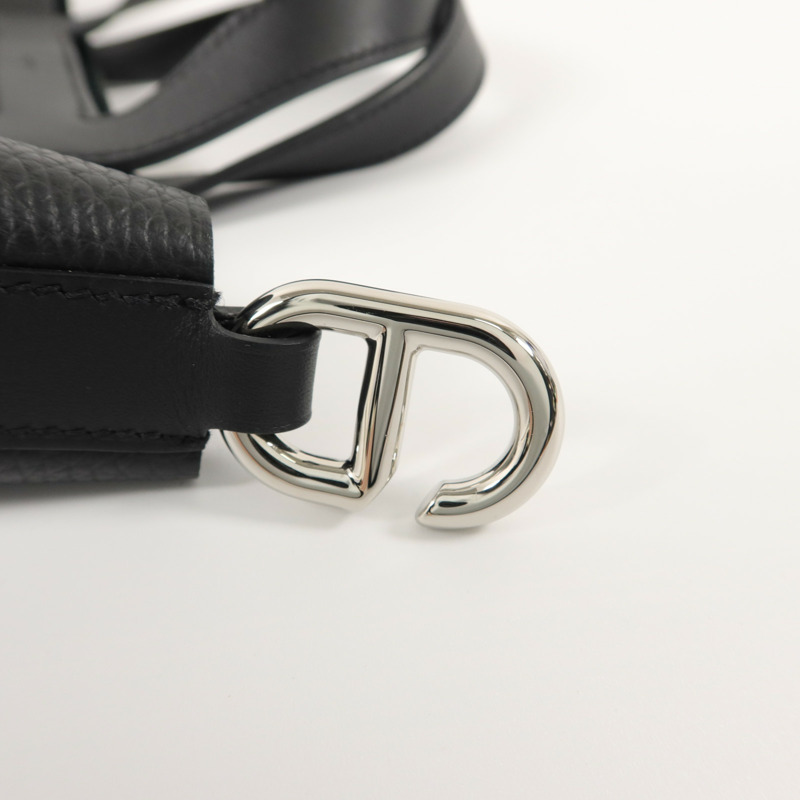HERMES Clemence皮革In The Loop 18手挽袋Noir-9