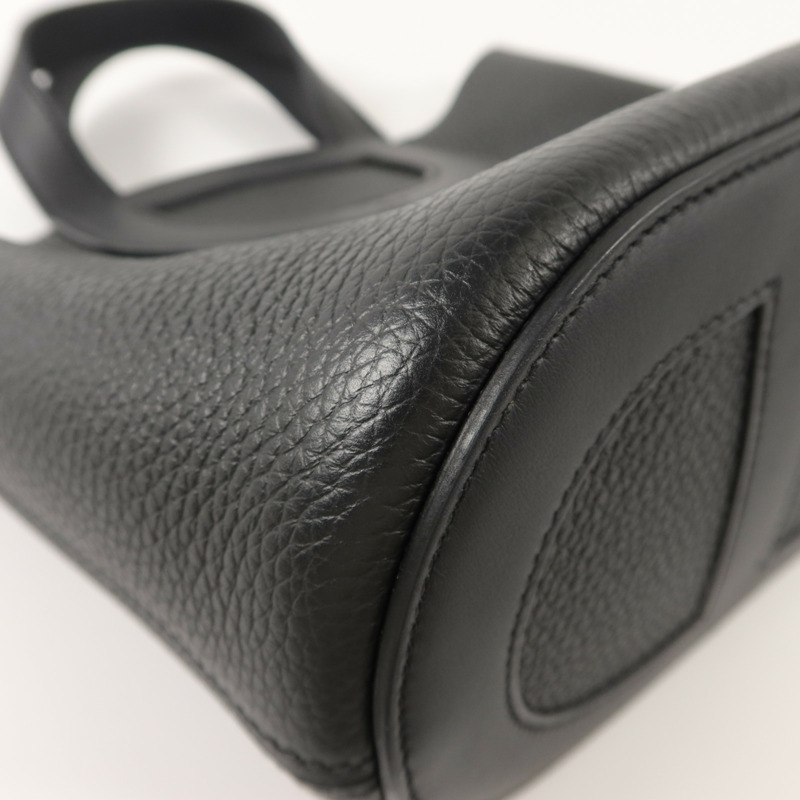 HERMES Clemence皮革In The Loop 18手挽袋Noir-13