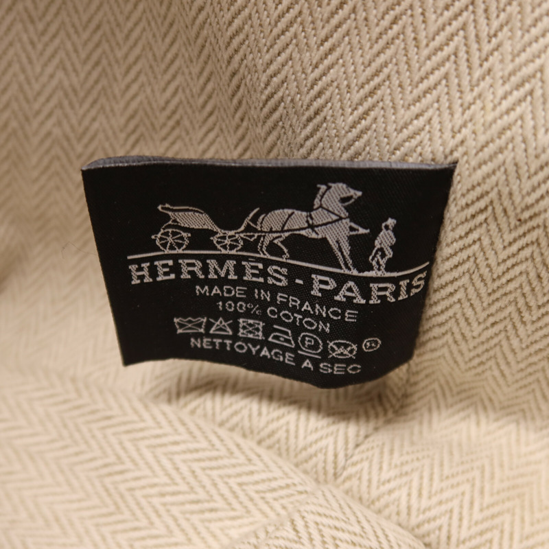 HERMES 帆布Bride a Brac GM手挽袋Orange-5