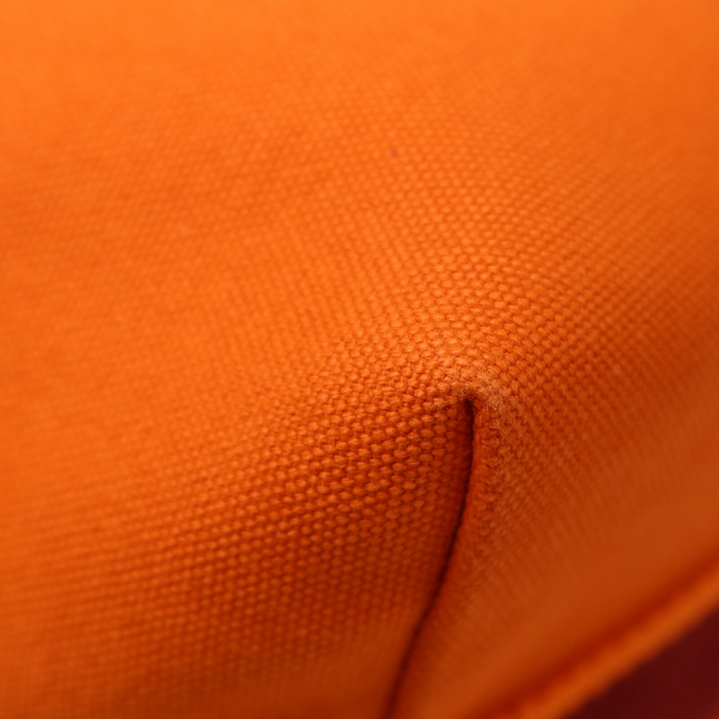 HERMES 帆布Bride a Brac GM手挽袋Orange-10
