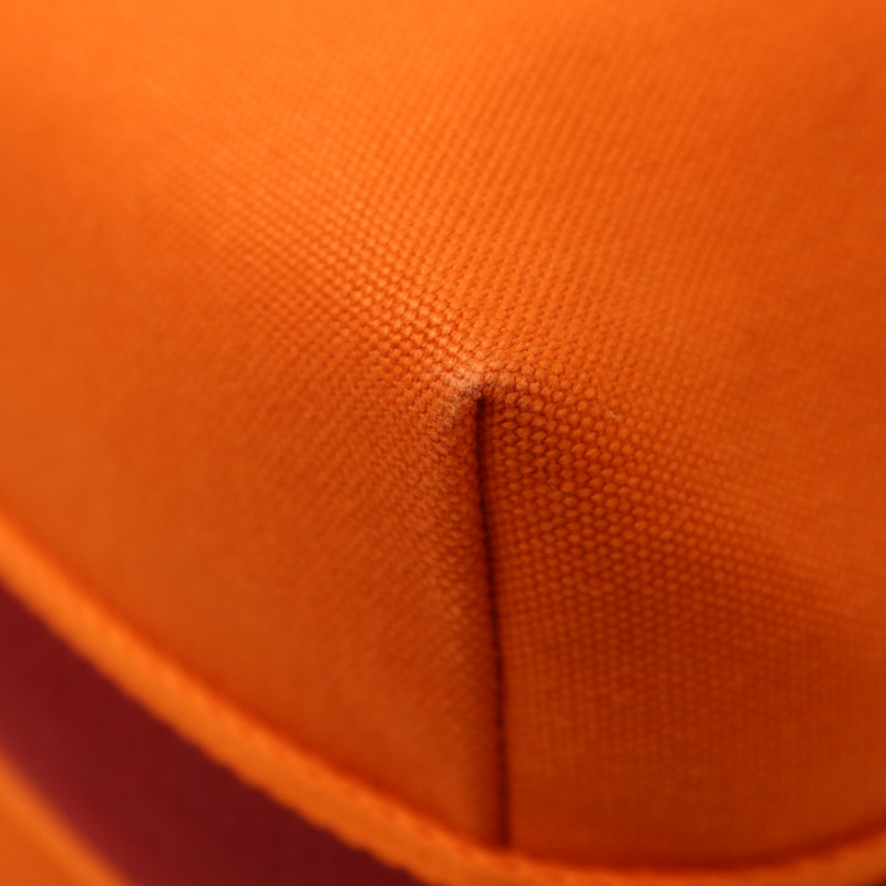HERMES 帆布Bride a Brac GM手挽袋Orange-11