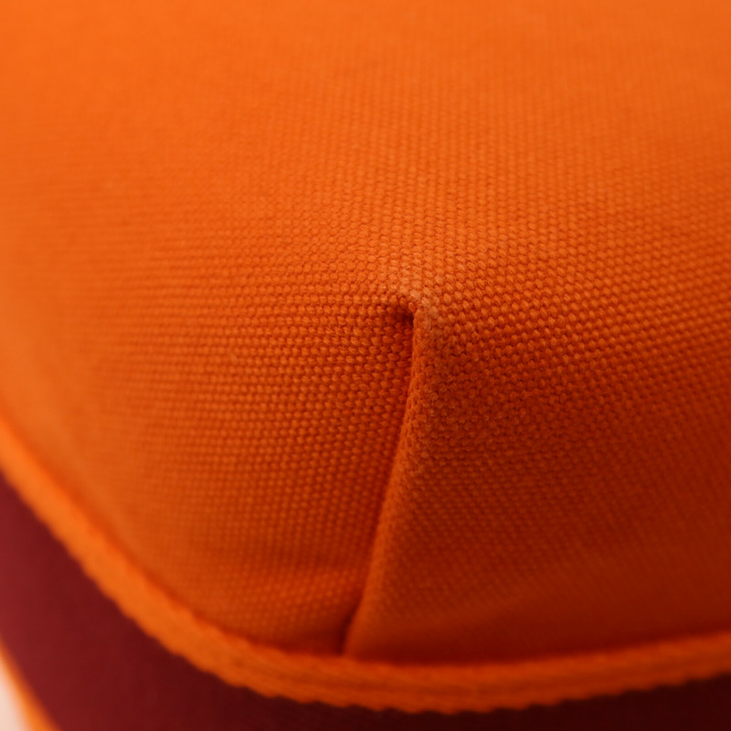 HERMES 帆布Bride a Brac GM手挽袋Orange-12