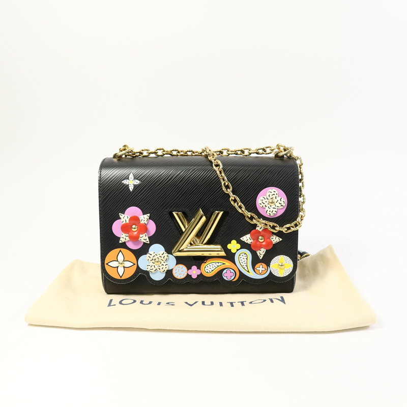 LOUIS VUITTON Epi Twist MM鏈帶手挽肩背兩用袋-8