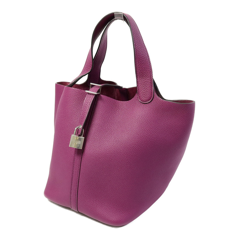 HERMES Clemence皮革Picotin MM手挽袋Anemone-1