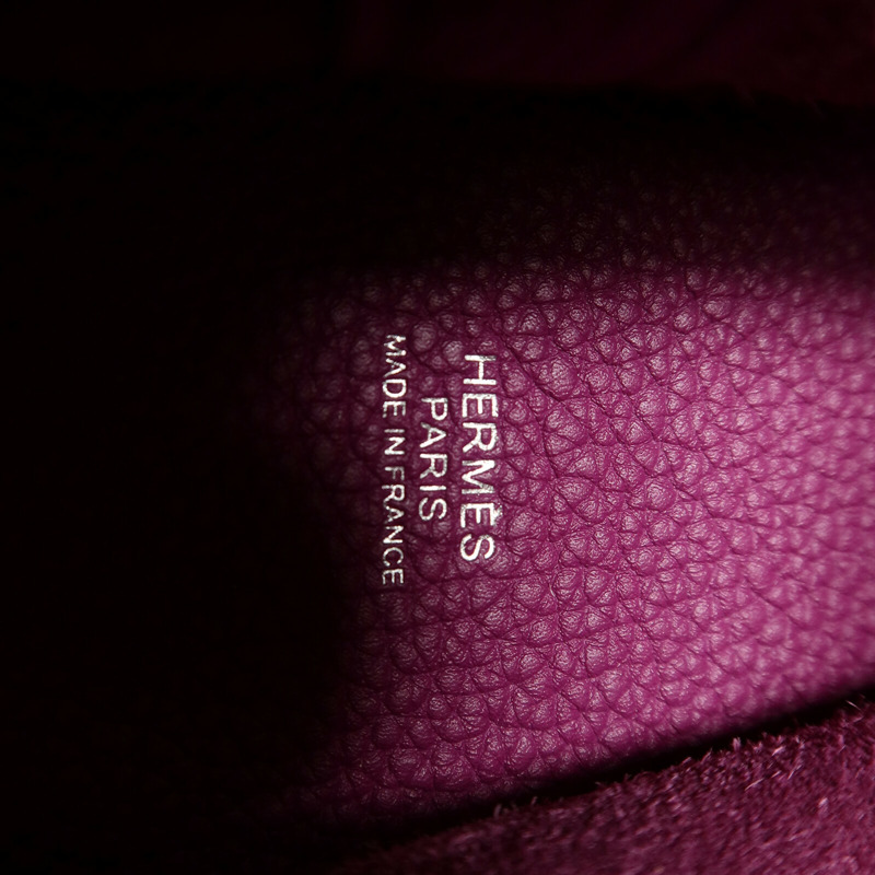HERMES Clemence皮革Picotin MM手挽袋Anemone-5