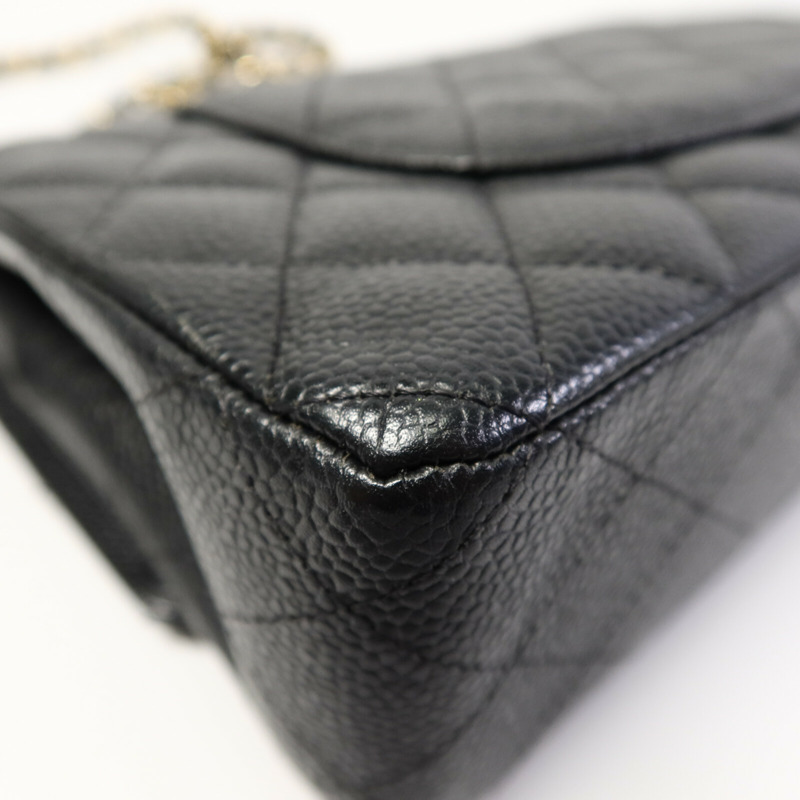 CHANEL 牛皮皮革Classic 25鏈帶肩背袋-11