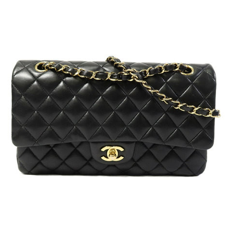 CHANEL 羊皮皮革Classic 25鏈帶手挽肩背兩用袋