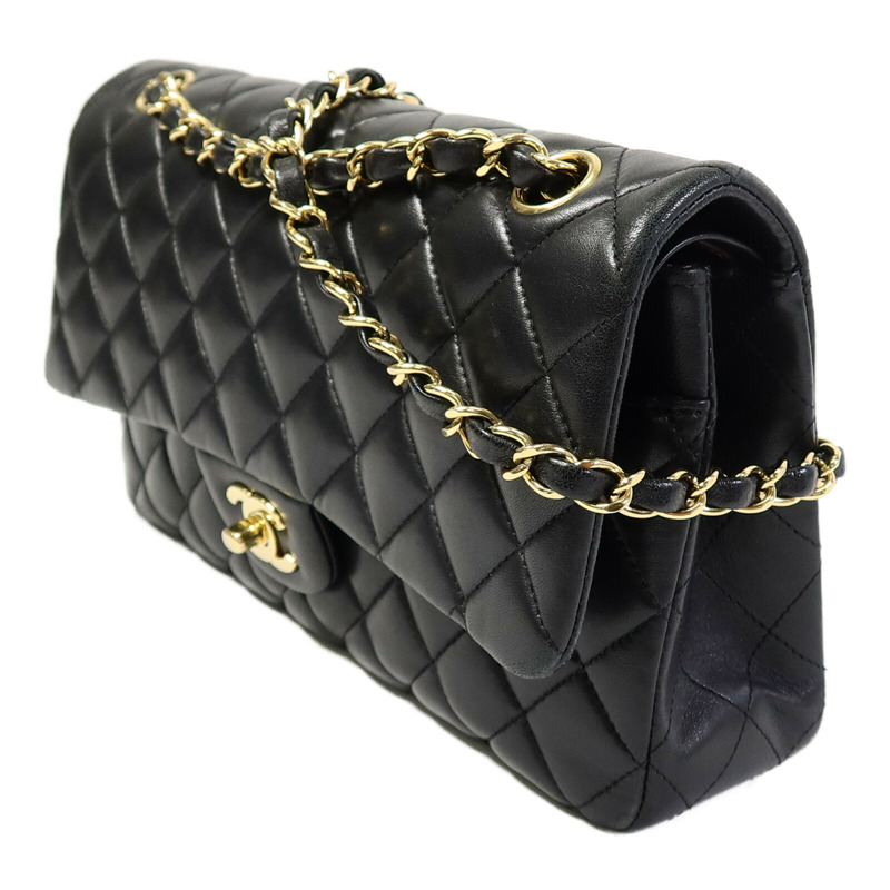 CHANEL 羊皮皮革Classic 25鏈帶手挽肩背兩用袋-1
