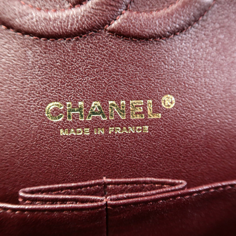 CHANEL 羊皮皮革Classic 25鏈帶手挽肩背兩用袋-5