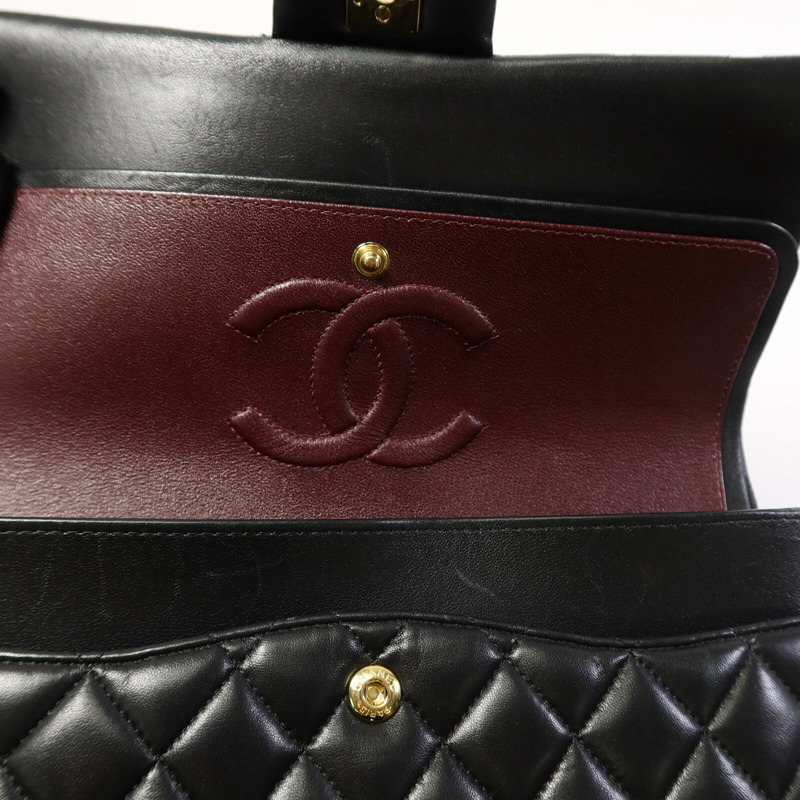 CHANEL 羊皮皮革Classic 25鏈帶手挽肩背兩用袋-17
