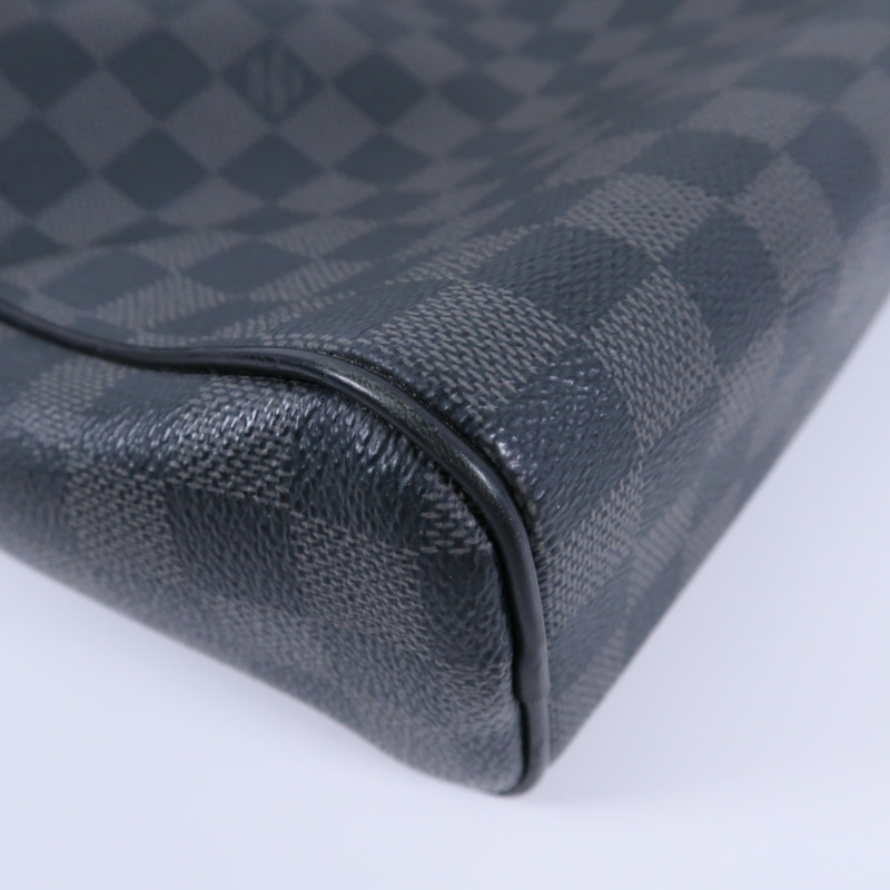 LOUIS VUITTON Damier Graphite Dayton MM肩背袋-10