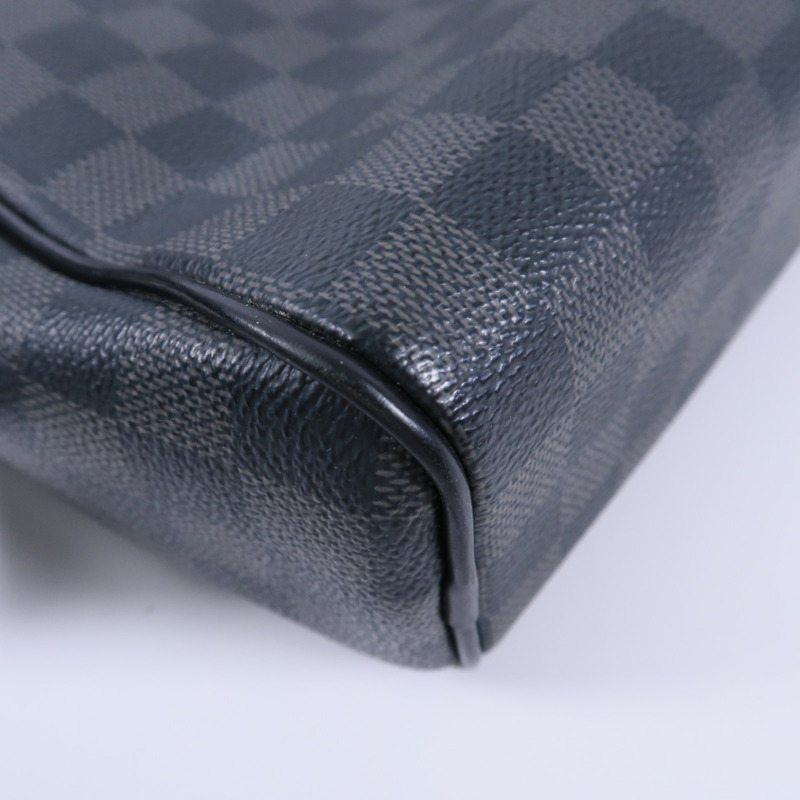 LOUIS VUITTON Damier Graphite Dayton MM肩背袋-12