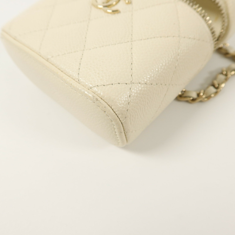 CHANEL 牛皮皮革Mini Box With Handle手挽肩背兩用袋-11