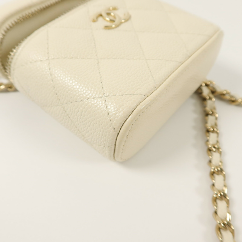 CHANEL 牛皮皮革Mini Box With Handle手挽肩背兩用袋-12