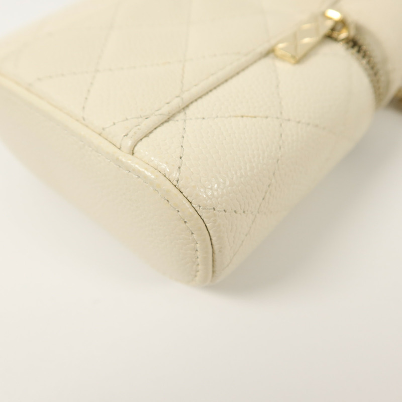 CHANEL 牛皮皮革Mini Box With Handle手挽肩背兩用袋-13