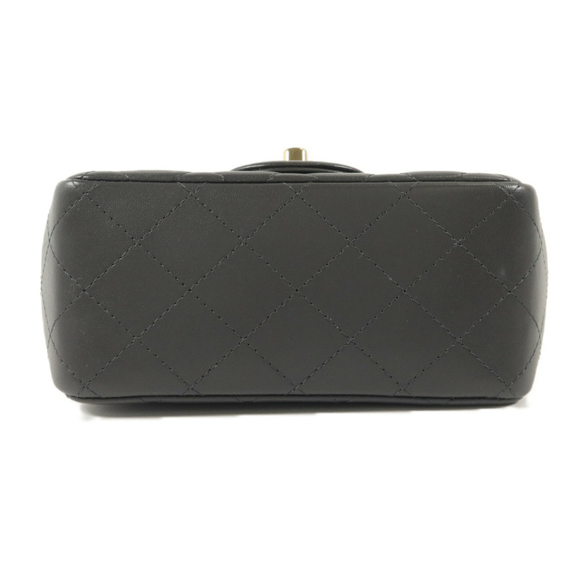 CHANEL 羊皮皮革Mini Classic 17鏈帶肩背袋-3