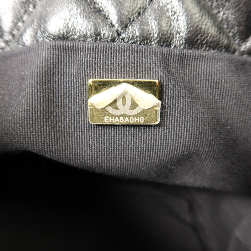 CHANEL 牛皮皮革Bucket Bag鏈帶肩背袋-6