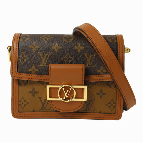 LOUIS VUITTON Monogram Reverse Mini Dauphine肩背袋