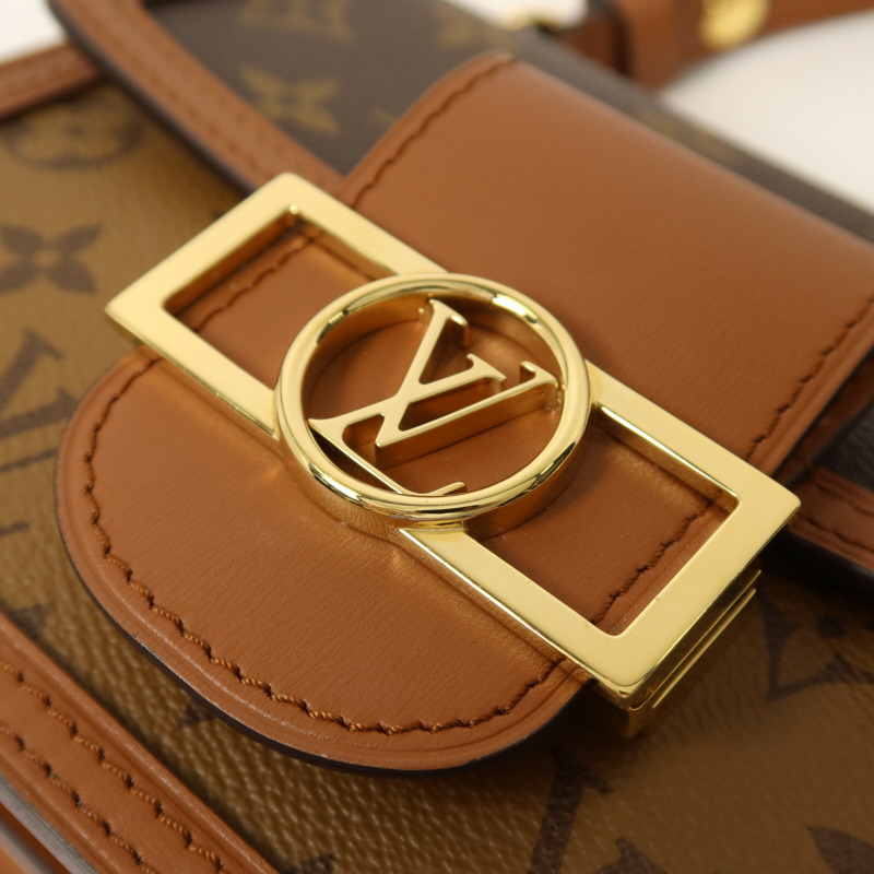 LOUIS VUITTON Monogram Reverse Mini Dauphine肩背袋-8